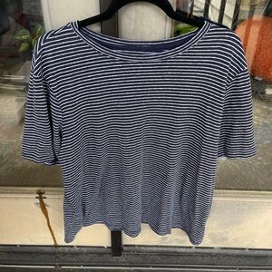 TEE blue and white stripe